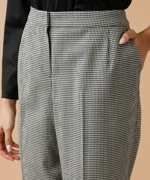 Leilian PLUS HOUSE / レリアンプラスハウス その他パンツ | シェパードチェッククロップドパンツ | 詳細7