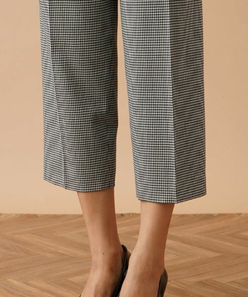 Leilian PLUS HOUSE / レリアンプラスハウス その他パンツ | シェパードチェッククロップドパンツ | 詳細8
