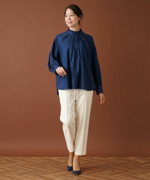 Leilian PLUS HOUSE / レリアンプラスハウス シャツ・ブラウス | フリルカラーブラウス | 詳細1