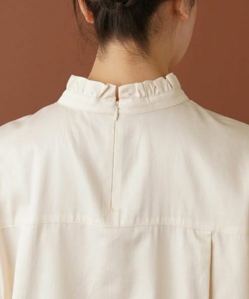 Leilian PLUS HOUSE / レリアンプラスハウス シャツ・ブラウス | フリルカラーブラウス | 詳細11
