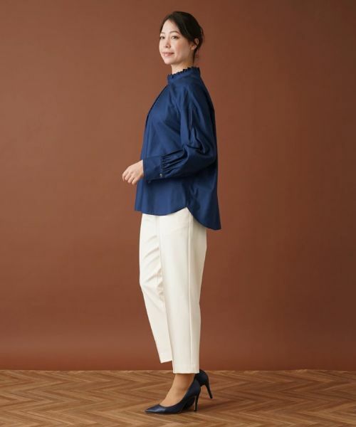 Leilian PLUS HOUSE / レリアンプラスハウス シャツ・ブラウス | フリルカラーブラウス | 詳細2