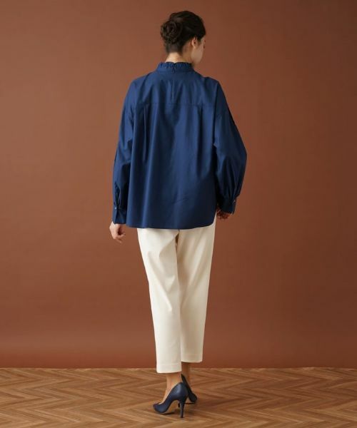 Leilian PLUS HOUSE / レリアンプラスハウス シャツ・ブラウス | フリルカラーブラウス | 詳細3