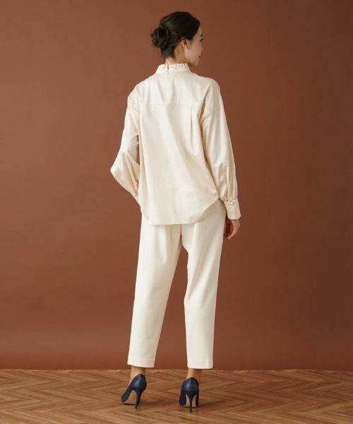 Leilian PLUS HOUSE / レリアンプラスハウス シャツ・ブラウス | フリルカラーブラウス | 詳細6