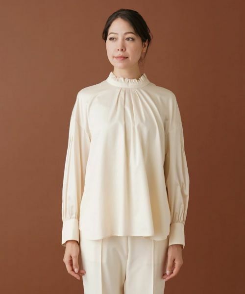 Leilian PLUS HOUSE / レリアンプラスハウス シャツ・ブラウス | フリルカラーブラウス | 詳細7