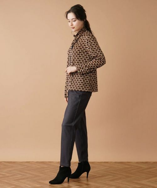 Leilian PLUS HOUSE / レリアンプラスハウス カットソー | 【店舗人気】プリントハイネックインナー | 詳細15