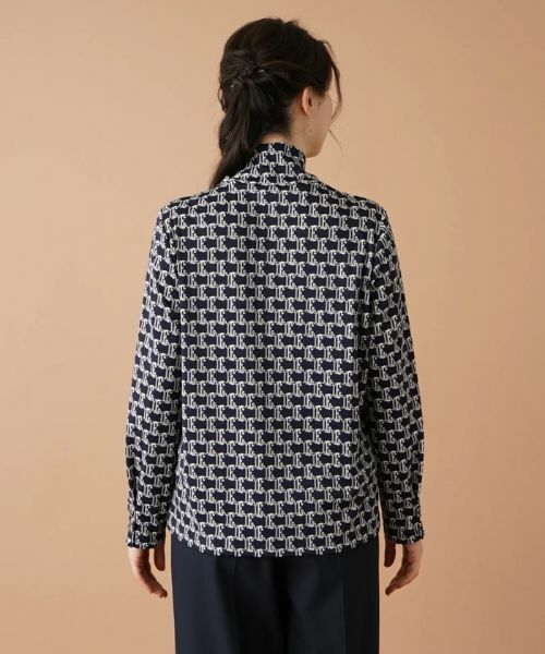 Leilian PLUS HOUSE / レリアンプラスハウス カットソー | 【店舗人気】プリントハイネックインナー | 詳細7