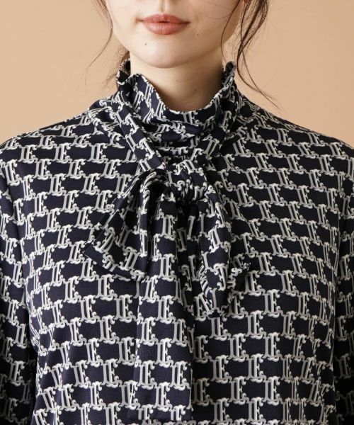 Leilian PLUS HOUSE / レリアンプラスハウス カットソー | 【店舗人気】プリントハイネックインナー | 詳細8