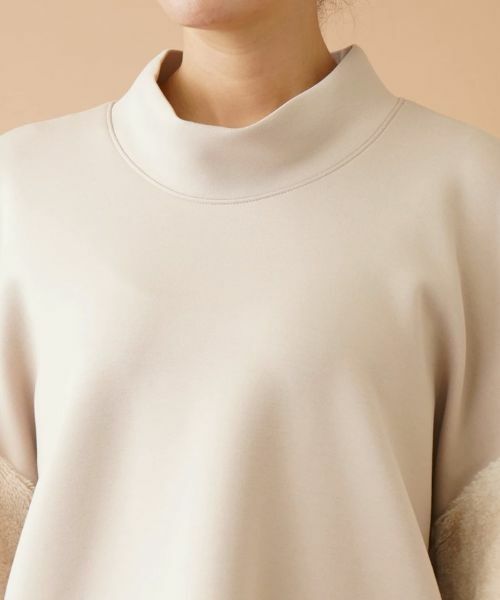 Leilian PLUS HOUSE / レリアンプラスハウス スウェット | 袖切替ハイネックプルオーバー | 詳細10