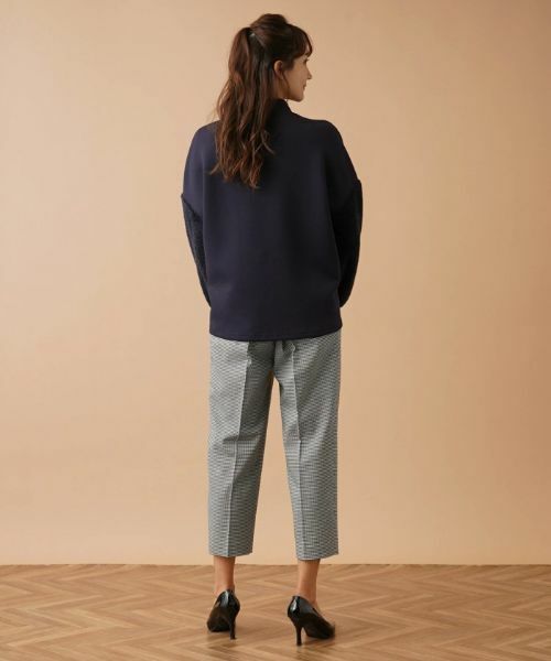 Leilian PLUS HOUSE / レリアンプラスハウス スウェット | 袖切替ハイネックプルオーバー | 詳細3