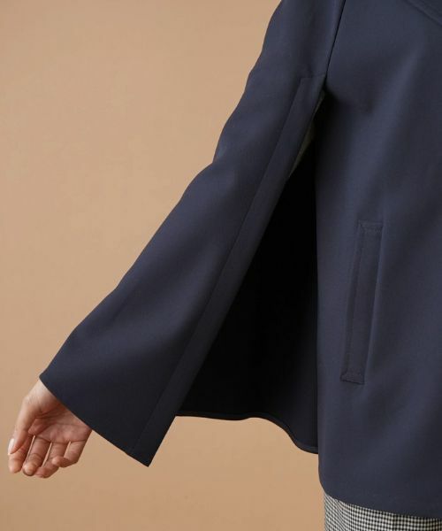 Leilian PLUS HOUSE / レリアンプラスハウス テーラードジャケット | ケープ風ダブルジャケット | 詳細10