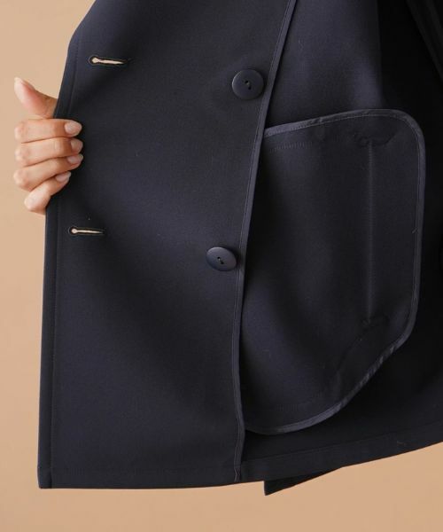 Leilian PLUS HOUSE / レリアンプラスハウス テーラードジャケット | ケープ風ダブルジャケット | 詳細11
