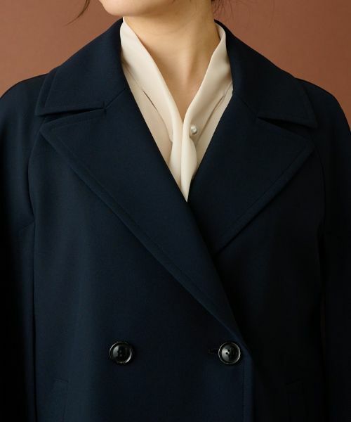 Leilian PLUS HOUSE / レリアンプラスハウス テーラードジャケット | ケープ風ダブルジャケット | 詳細14