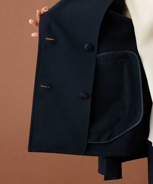 Leilian PLUS HOUSE / レリアンプラスハウス テーラードジャケット | ケープ風ダブルジャケット | 詳細18