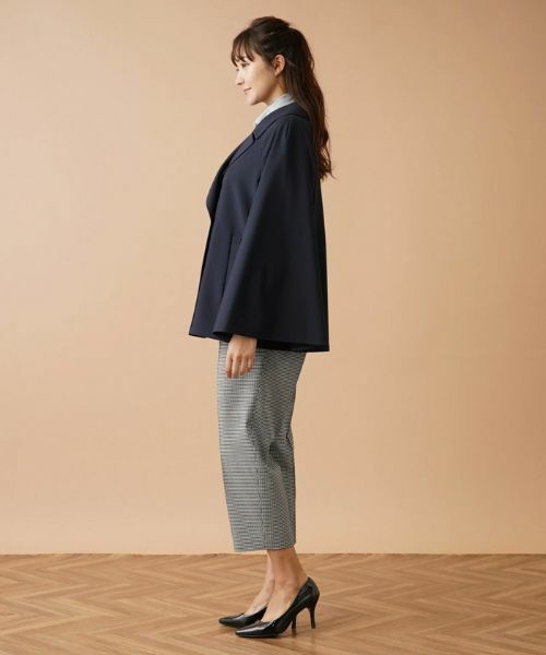 Leilian PLUS HOUSE / レリアンプラスハウス テーラードジャケット | ケープ風ダブルジャケット | 詳細2