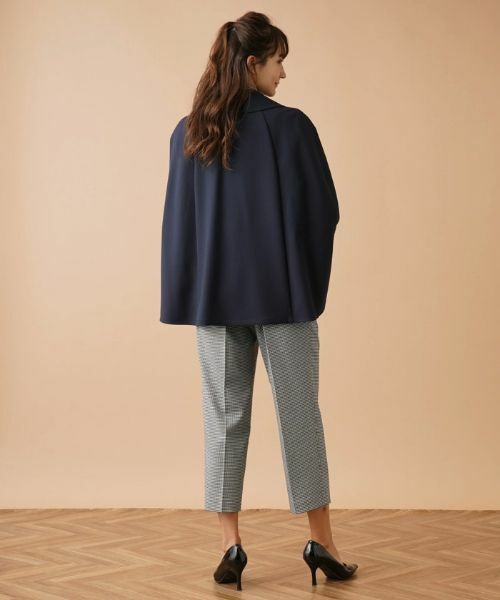 Leilian PLUS HOUSE / レリアンプラスハウス テーラードジャケット | ケープ風ダブルジャケット | 詳細3