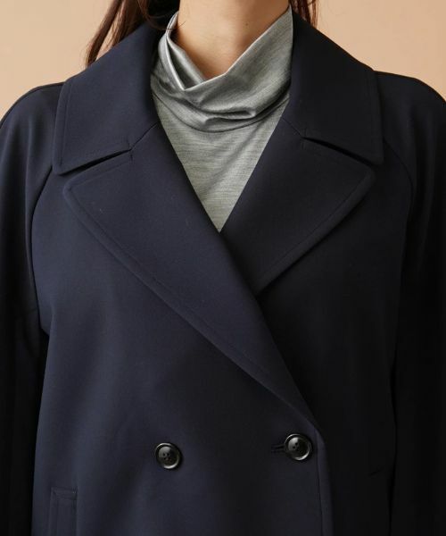 Leilian PLUS HOUSE / レリアンプラスハウス テーラードジャケット | ケープ風ダブルジャケット | 詳細7