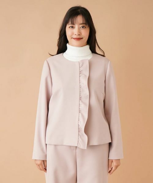 Leilian PLUS HOUSE / レリアンプラスハウス テーラードジャケット | フリルノーカラージャケット | 詳細7