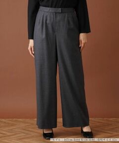 Leilian PLUS HOUSE / レリアンプラスハウス その他パンツ | ワイドパンツ【プラス企画】