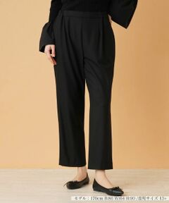 Leilian PLUS HOUSE / レリアンプラスハウス その他パンツ | ストレッチテーパードパンツ【プラス企画】