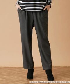 Leilian PLUS HOUSE / レリアンプラスハウス その他パンツ | ストレッチテーパードパンツ【プラス企画】