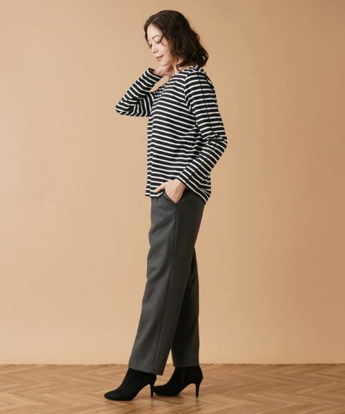 Leilian PLUS HOUSE / レリアンプラスハウス その他パンツ | ストレッチテーパードパンツ【プラス企画】 | 詳細2