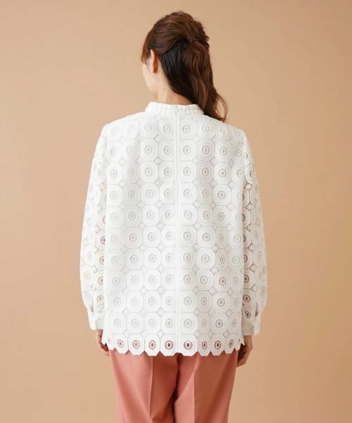 Leilian PLUS HOUSE / レリアンプラスハウス シャツ・ブラウス | レースブラウス【セレモニー】 | 詳細6
