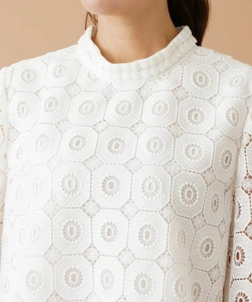 Leilian PLUS HOUSE / レリアンプラスハウス シャツ・ブラウス | レースブラウス【セレモニー】 | 詳細7