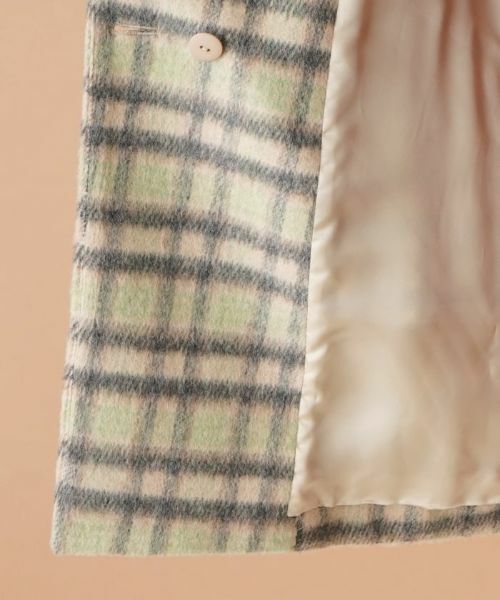 Leilian PLUS HOUSE / レリアンプラスハウス その他アウター | チェックテーラードコート【ROCHAS Premiere】 | 詳細12