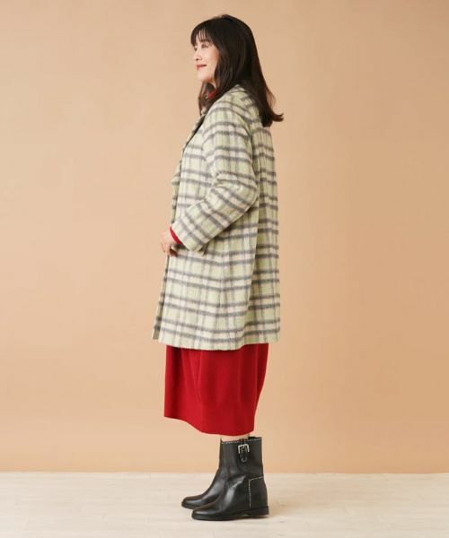Leilian PLUS HOUSE / レリアンプラスハウス その他アウター | チェックテーラードコート【ROCHAS Premiere】 | 詳細2