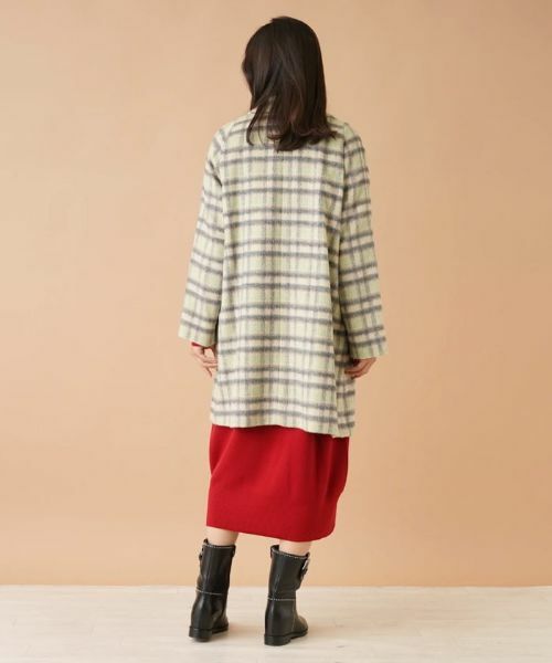 Leilian PLUS HOUSE / レリアンプラスハウス その他アウター | チェックテーラードコート【ROCHAS Premiere】 | 詳細3