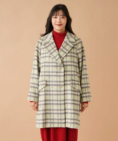 Leilian PLUS HOUSE / レリアンプラスハウス その他アウター | チェックテーラードコート【ROCHAS Premiere】 | 詳細4