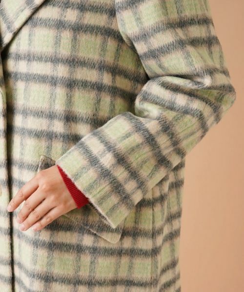 Leilian PLUS HOUSE / レリアンプラスハウス その他アウター | チェックテーラードコート【ROCHAS Premiere】 | 詳細9