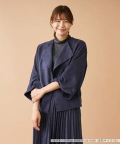 Leilian PLUS HOUSE / レリアンプラスハウス テーラードジャケット | フェイクスエードジャケット