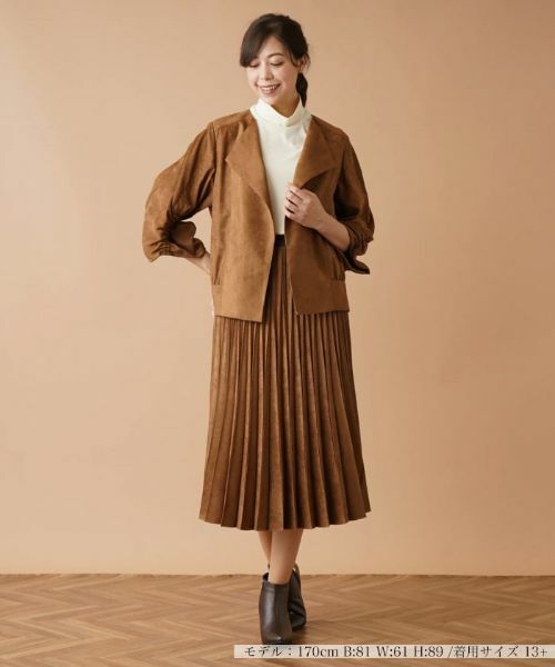 Leilian PLUS HOUSE / レリアンプラスハウス テーラードジャケット | フェイクスエードジャケット | 詳細15