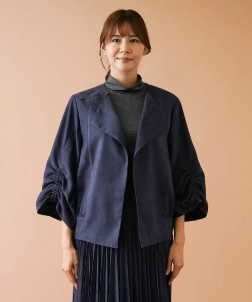 Leilian PLUS HOUSE / レリアンプラスハウス テーラードジャケット | フェイクスエードジャケット | 詳細4