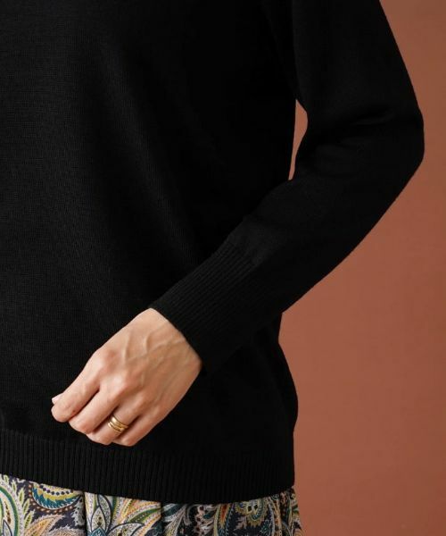 Leilian PLUS HOUSE / レリアンプラスハウス ニット・セーター | スパンコール刺繍クルーネックニット【プラス企画】 | 詳細14