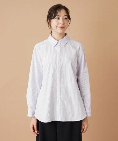 Leilian PLUS HOUSE / レリアンプラスハウス シャツ・ブラウス | ストライプブラウス | 詳細7