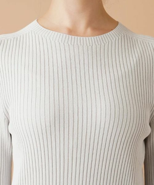 Leilian PLUS HOUSE / レリアンプラスハウス ニット・セーター | リブニットプルオーバー【NEMIKA】 | 詳細11