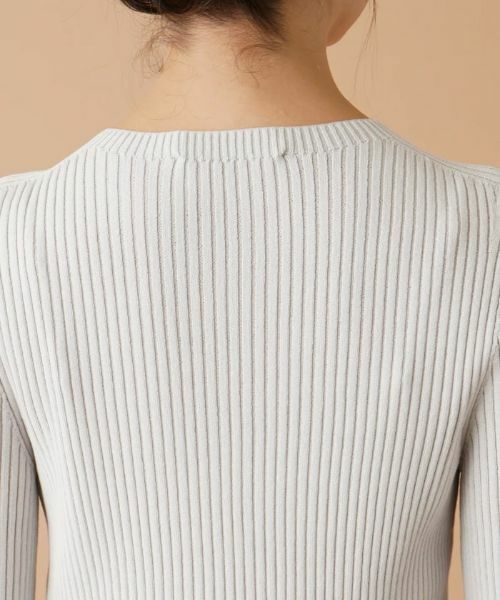 Leilian PLUS HOUSE / レリアンプラスハウス ニット・セーター | リブニットプルオーバー【NEMIKA】 | 詳細12