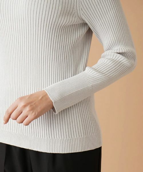 Leilian PLUS HOUSE / レリアンプラスハウス ニット・セーター | リブニットプルオーバー【NEMIKA】 | 詳細13