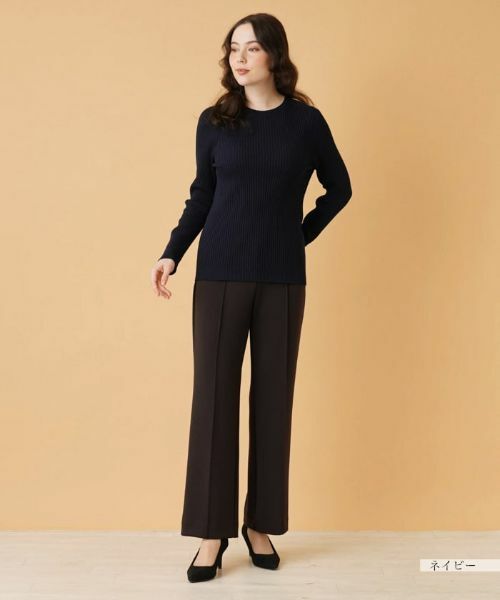 Leilian PLUS HOUSE / レリアンプラスハウス ニット・セーター | リブニットプルオーバー【NEMIKA】 | 詳細16
