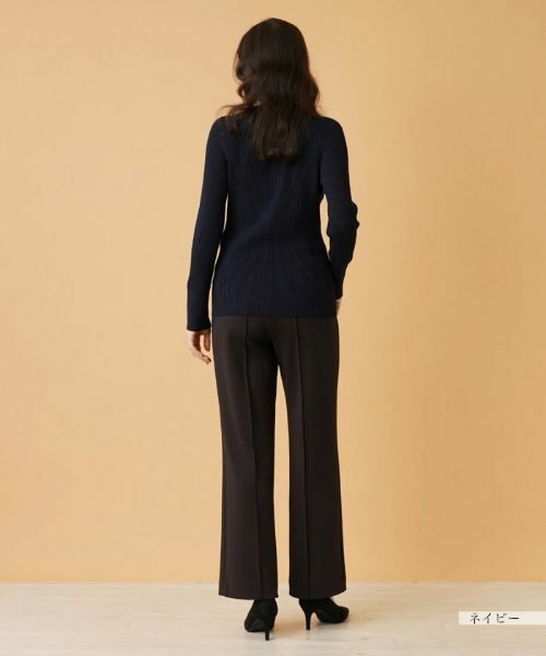 Leilian PLUS HOUSE / レリアンプラスハウス ニット・セーター | リブニットプルオーバー【NEMIKA】 | 詳細18