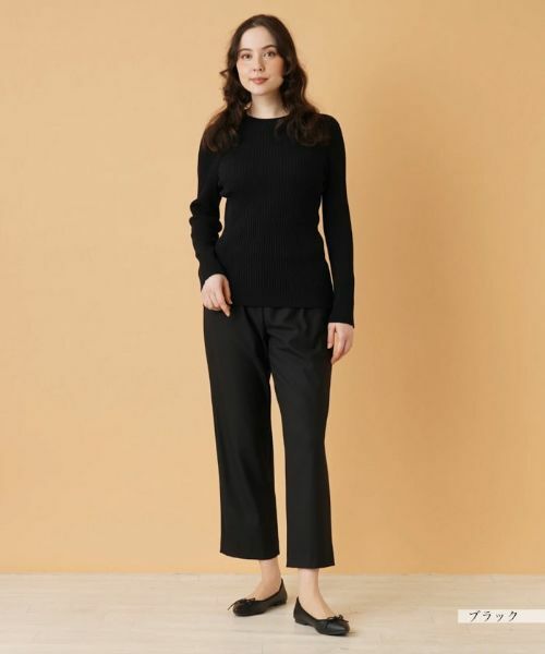 Leilian PLUS HOUSE / レリアンプラスハウス ニット・セーター | リブニットプルオーバー【NEMIKA】 | 詳細19