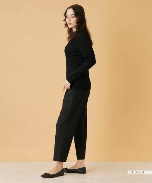 Leilian PLUS HOUSE / レリアンプラスハウス ニット・セーター | リブニットプルオーバー【NEMIKA】 | 詳細20