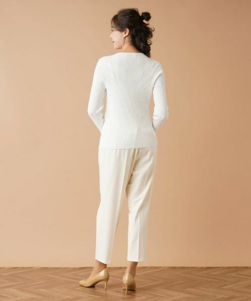 Leilian PLUS HOUSE / レリアンプラスハウス ニット・セーター | リブニットプルオーバー【NEMIKA】 | 詳細3