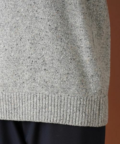 Leilian PLUS HOUSE / レリアンプラスハウス ニット・セーター | 異素材スリーブニットプルオーバー【NEMIKA】 | 詳細11