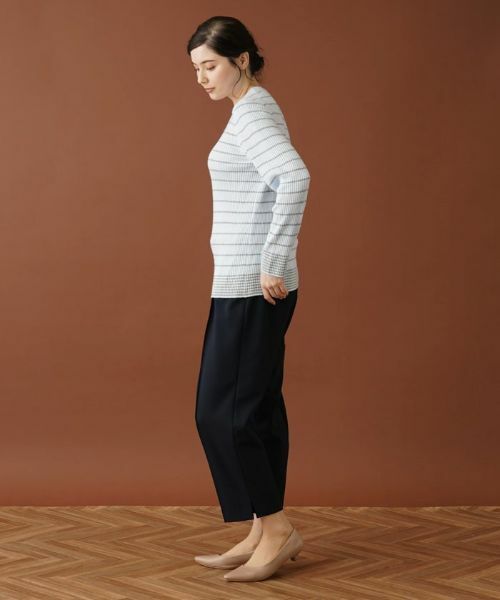 Leilian PLUS HOUSE / レリアンプラスハウス ニット・セーター | ボーダーリブニット【NEMIKA】 | 詳細8