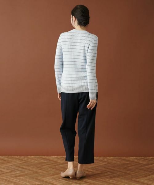 Leilian PLUS HOUSE / レリアンプラスハウス ニット・セーター | ボーダーリブニット【NEMIKA】 | 詳細9