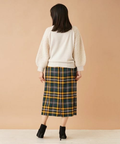 Leilian PLUS HOUSE / レリアンプラスハウス ニット・セーター | 切替ラグランニット | 詳細3