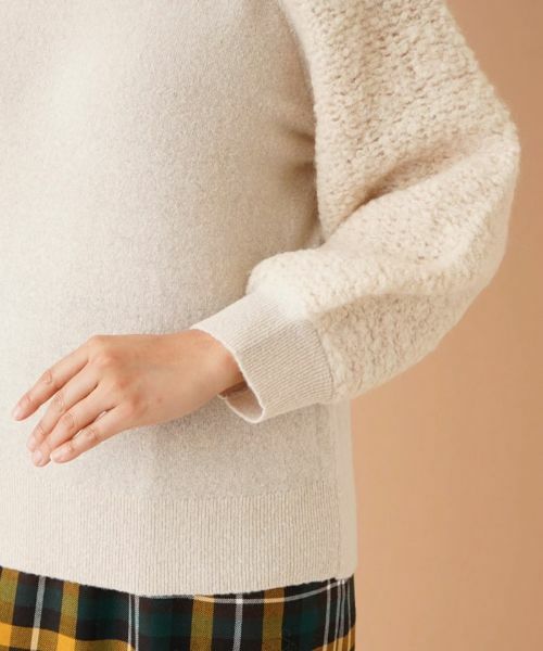 Leilian PLUS HOUSE / レリアンプラスハウス ニット・セーター | 切替ラグランニット | 詳細9
